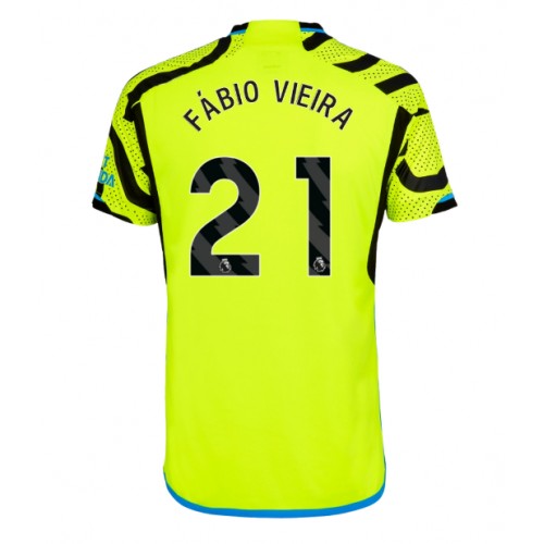 Fotbalové Dres Arsenal Fabio Vieira #21 Venkovní 2023-24 Krátký Rukáv